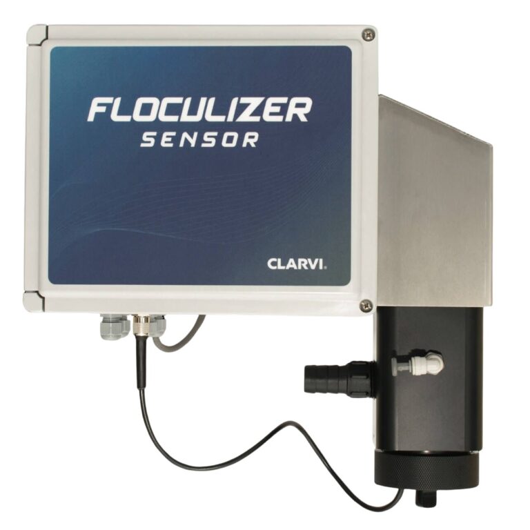 CLARVI Floculizer Sensor para tratamiento de agua y automatización en la dosificación de químicos.