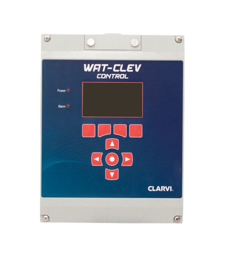 CLARVI WAT-CLEV Control para tratamiento de agua y control de dosificación automática de químicos.